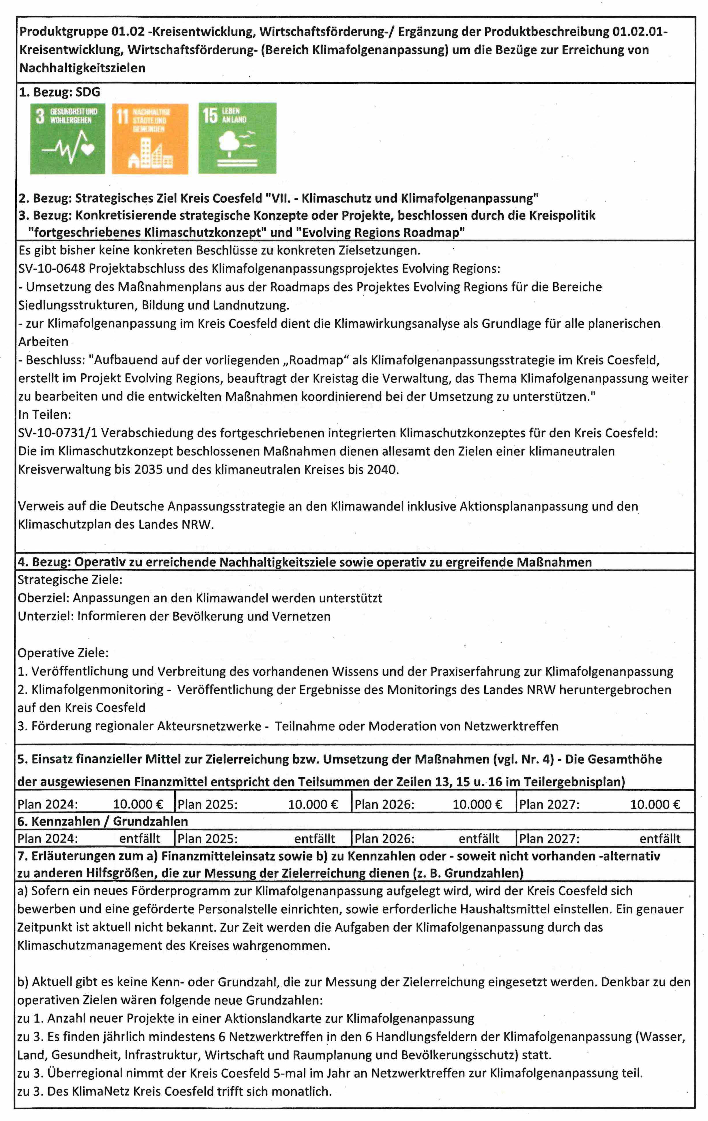 Den Kreishaushalt weiterentwickeln: Ökonomisch – Sozial – Ökologisch 